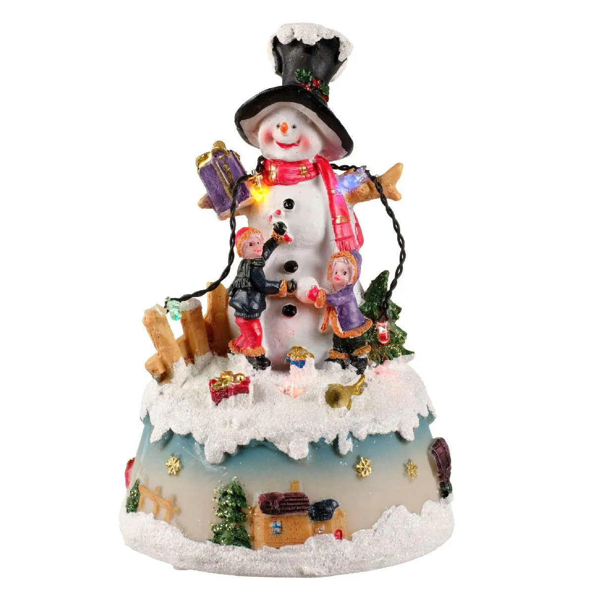 Lumineo Christmas Village 15cm LED Round Christmas Scene (Choice of 4)