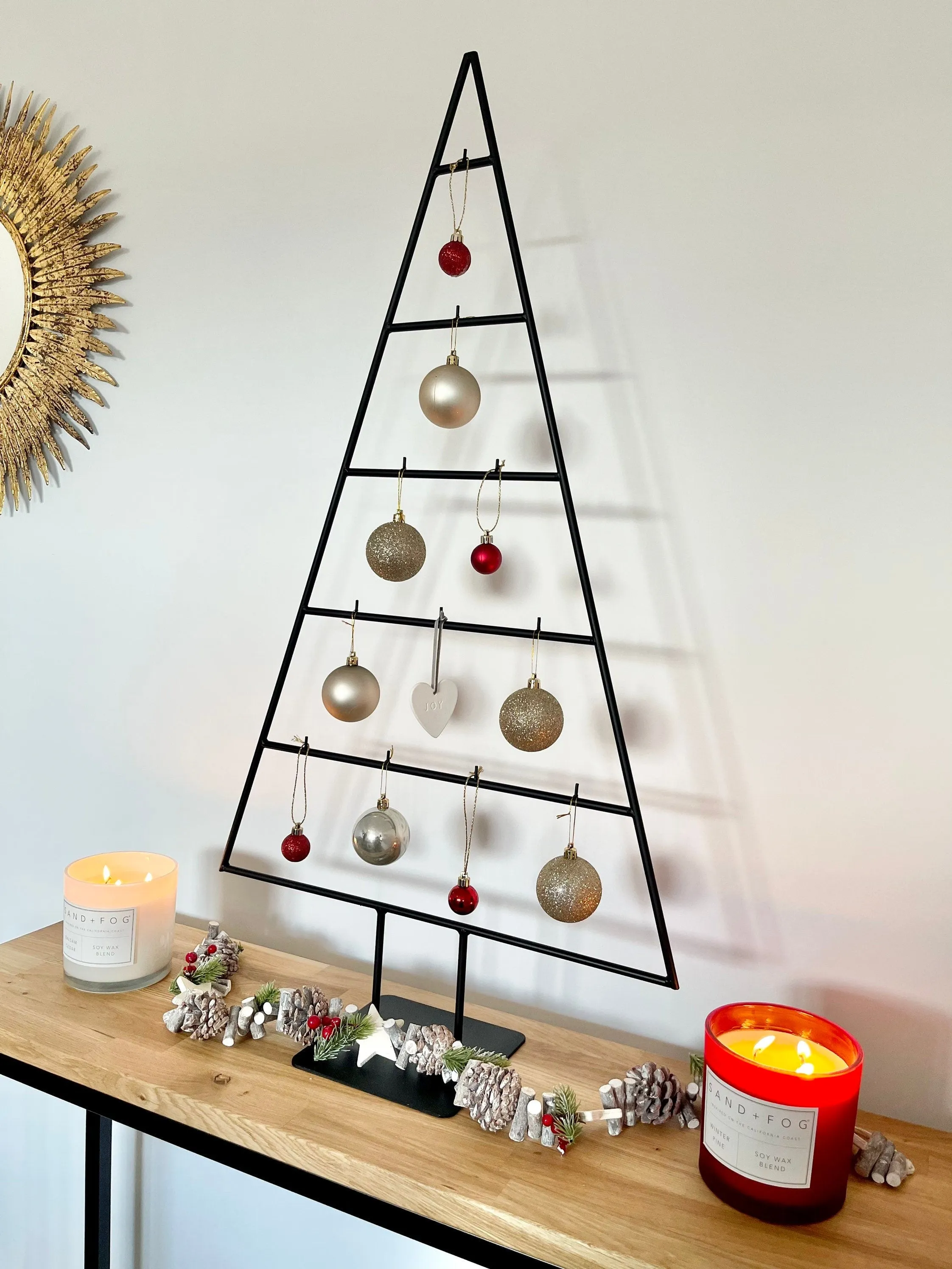 Metal Standing Christmas Tree Large