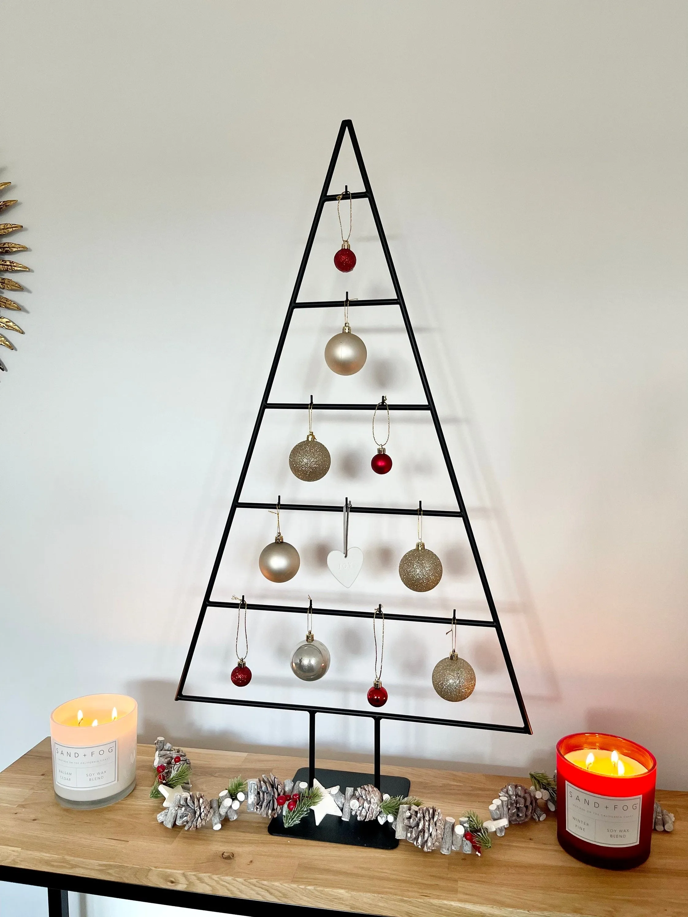 Metal Standing Christmas Tree Large