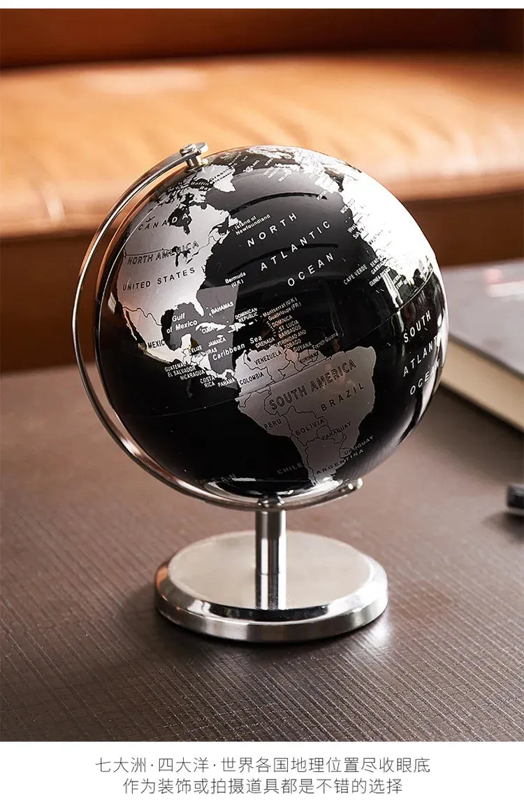 Modern Office Decoration, Study Bar, Bookcase, Globe Model, Decoration, Living Room, Desktop Layout, Cross-border Hot Sale