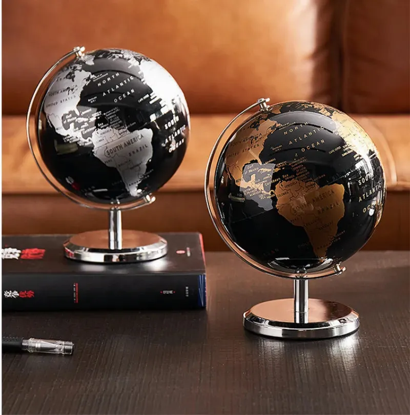 Modern Office Decoration, Study Bar, Bookcase, Globe Model, Decoration, Living Room, Desktop Layout, Cross-border Hot Sale