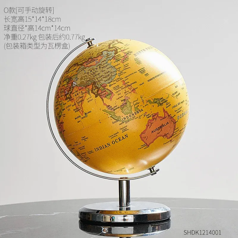 Modern Office Decoration, Study Bar, Bookcase, Globe Model, Decoration, Living Room, Desktop Layout, Cross-border Hot Sale