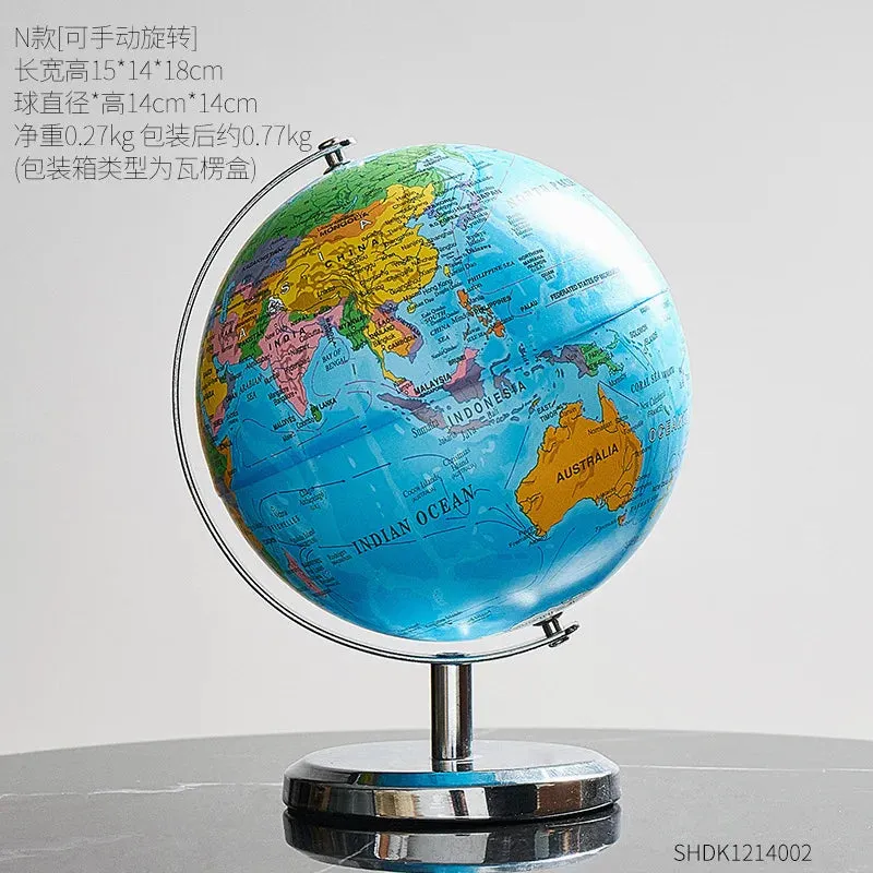 Modern Office Decoration, Study Bar, Bookcase, Globe Model, Decoration, Living Room, Desktop Layout, Cross-border Hot Sale