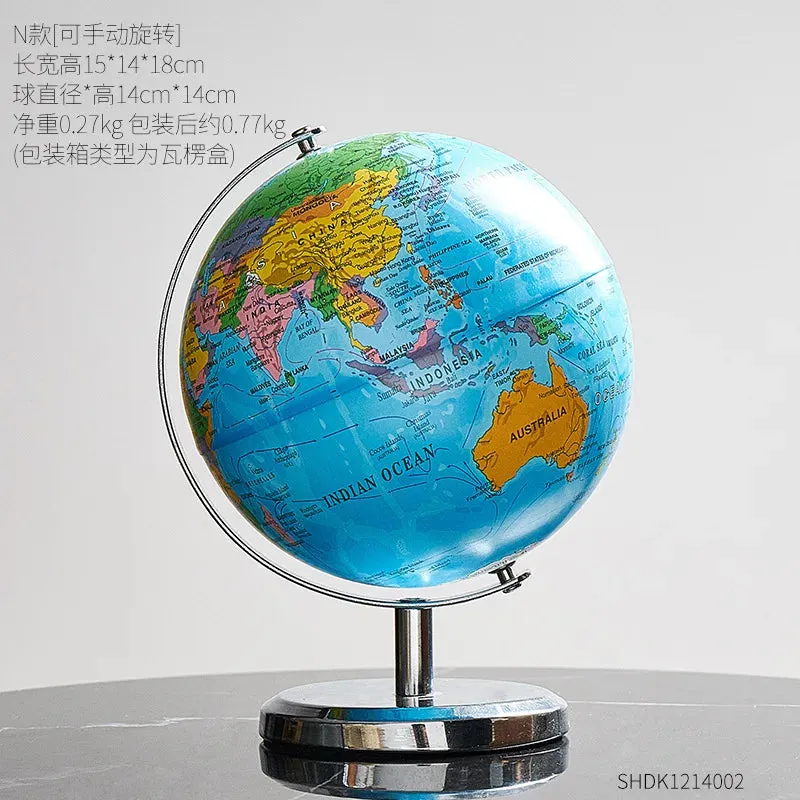 Modern Office Decoration, Study Bar, Bookcase, Globe Model, Decoration, Living Room, Desktop Layout, Cross-border Hot Sale