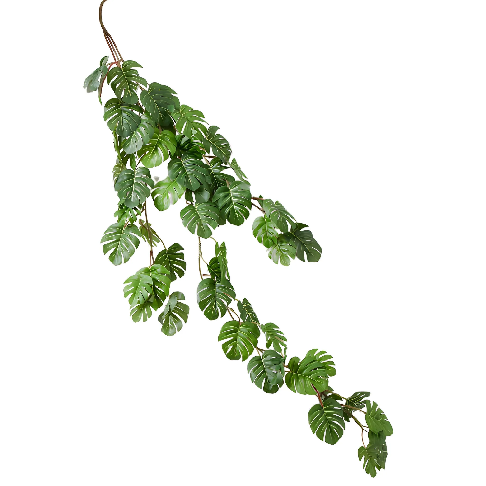 Monstera Garland Artificial Wall Hanging Vine 31"