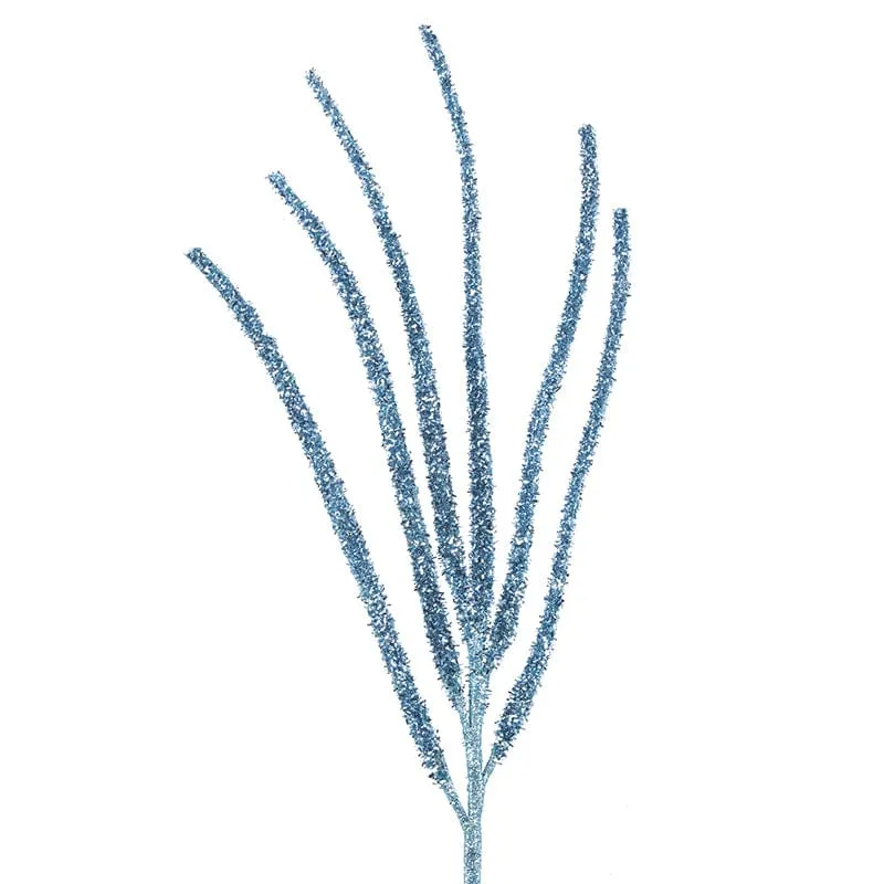 Pale Blue Glitter Stem (70cm)