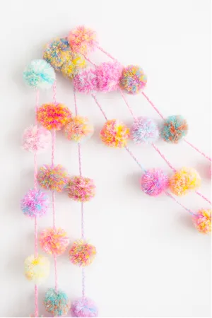 Pom Pom Garland: Pastel Marled