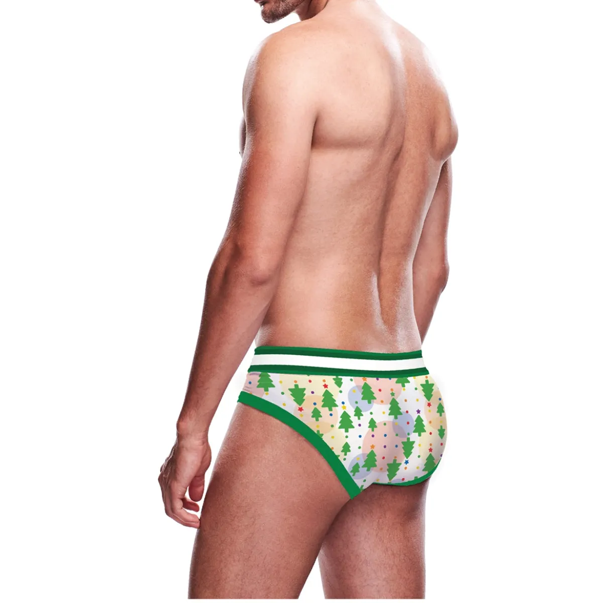 Prowler Trees & Polka Dots Brief Green