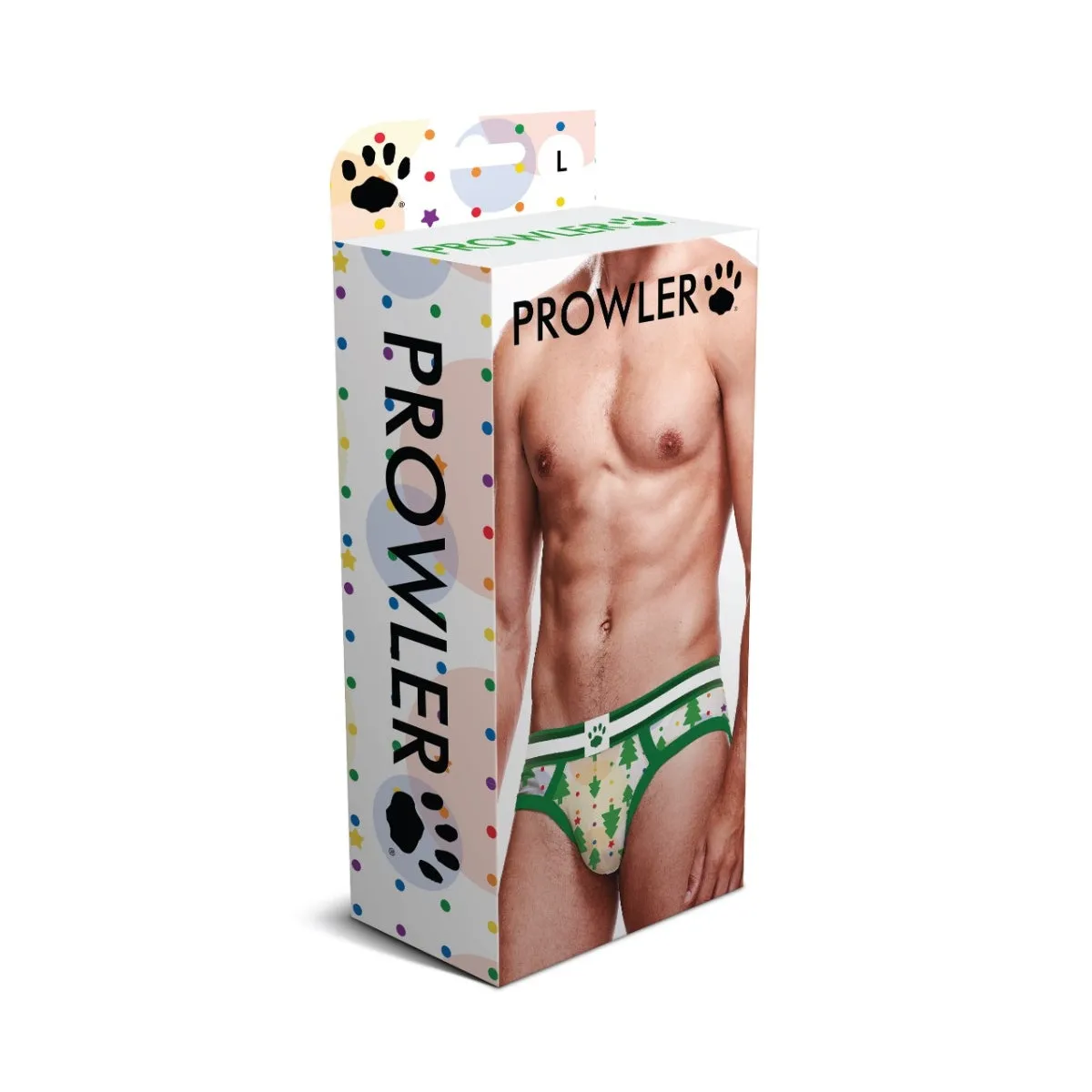 Prowler Trees & Polka Dots Brief Green