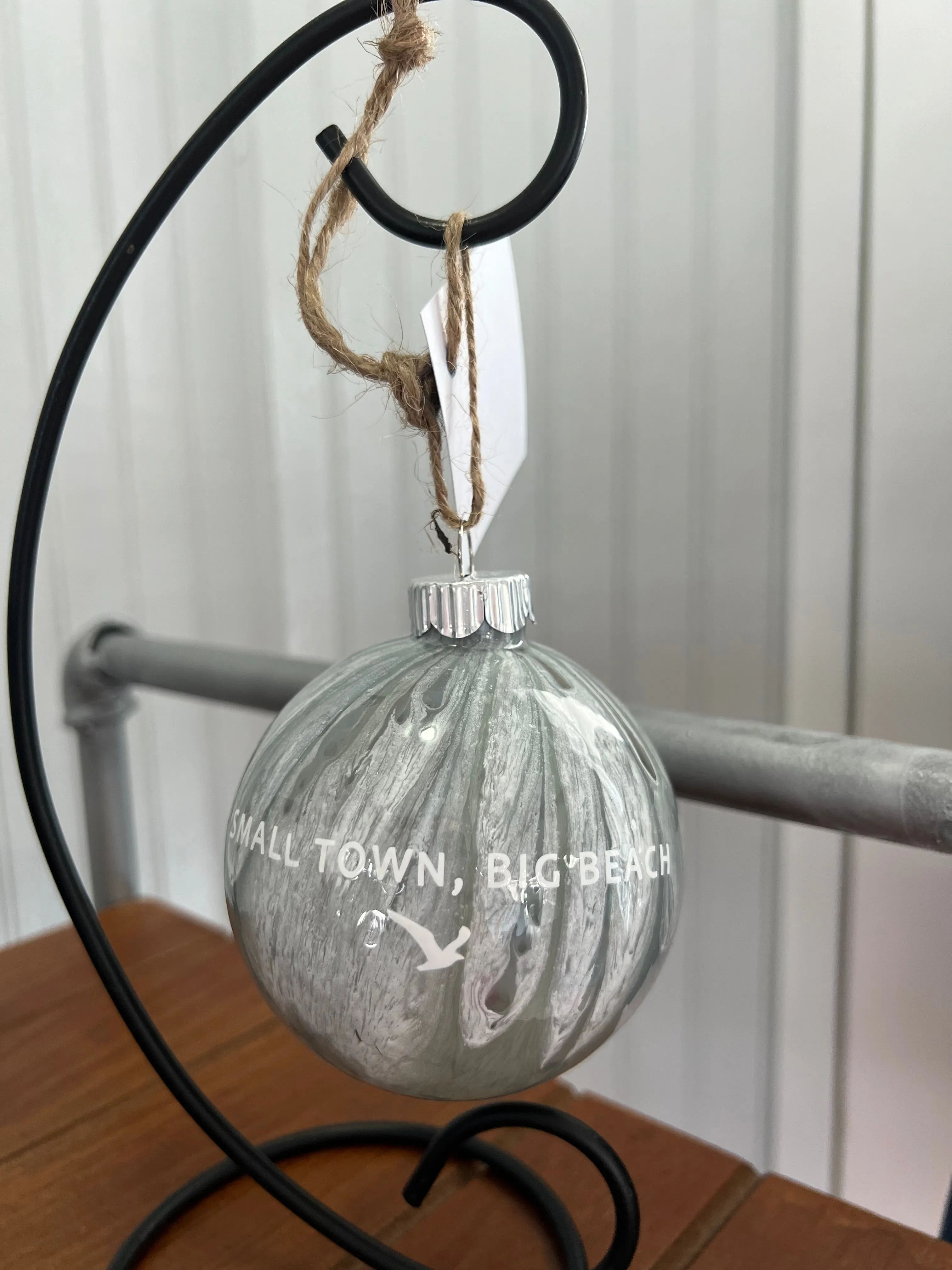 Resin Ornament - "SMALL TOWN, BIG BEACH"