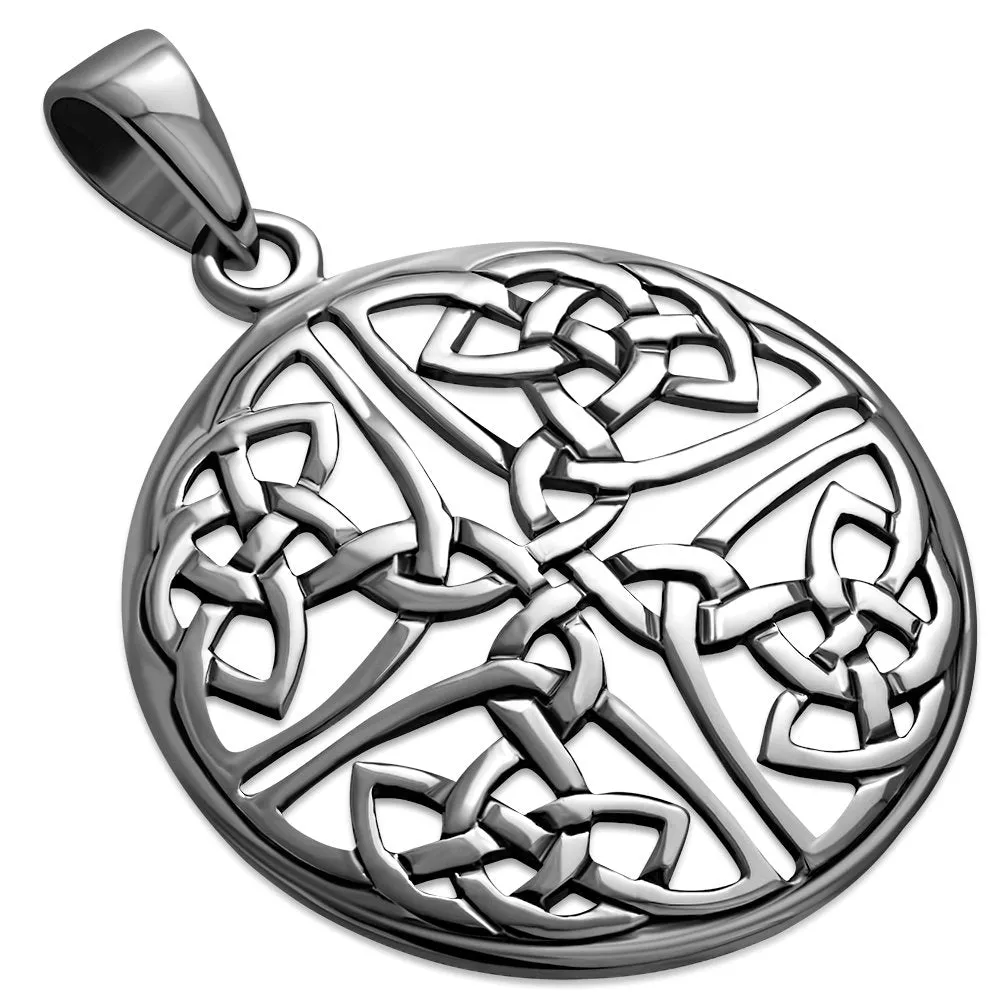 Silver Large Celtic Knot Pendant