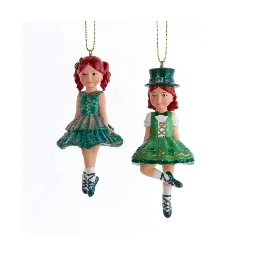 Small  Irish Dancer Girl Ornaments