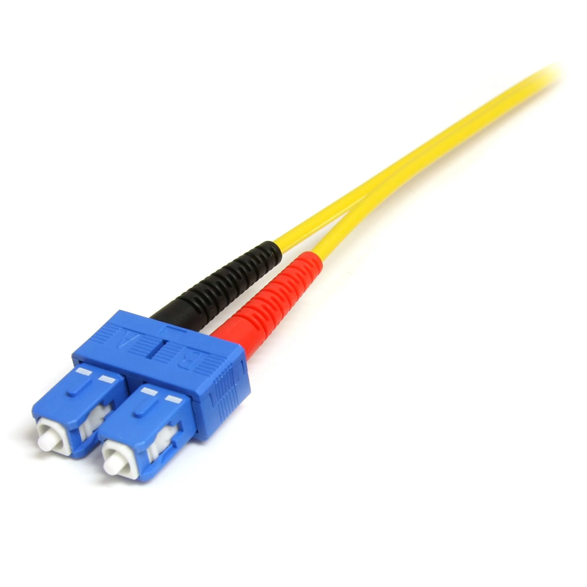 Startech.Com 1M Fiber Optic Cable - Single-Mode Duplex 9/125 - Lszh - Lc/Sc - Os1 - Lc To Sc Fiber Patch Cable (Smfiblcs