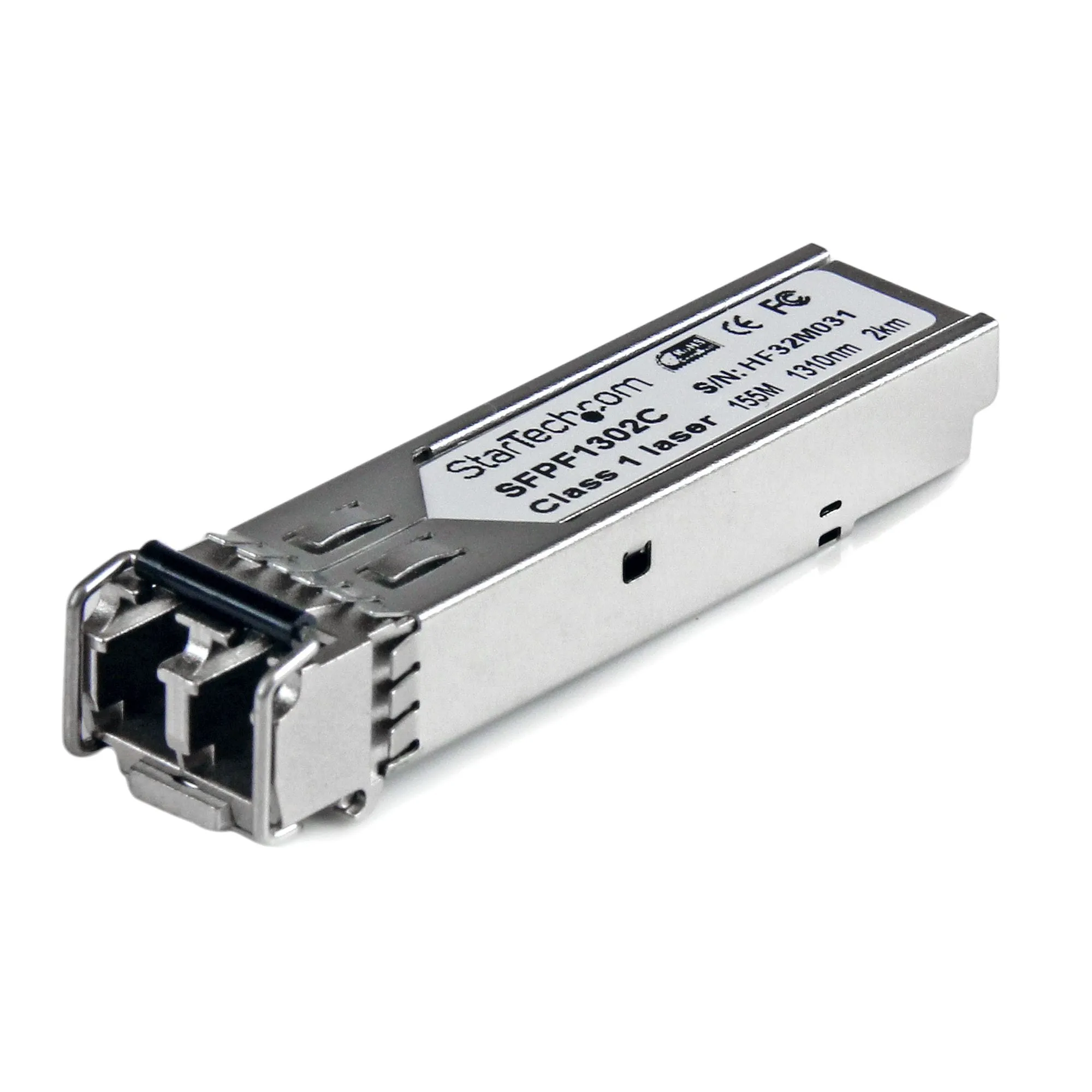 Startech.Com Cisco Glc-Fe-100Fx Compatible Sfp Module, 100Base-Fx, 100Mbps Multimode Fiber Mmf Optic Transceiver, 100 Mb