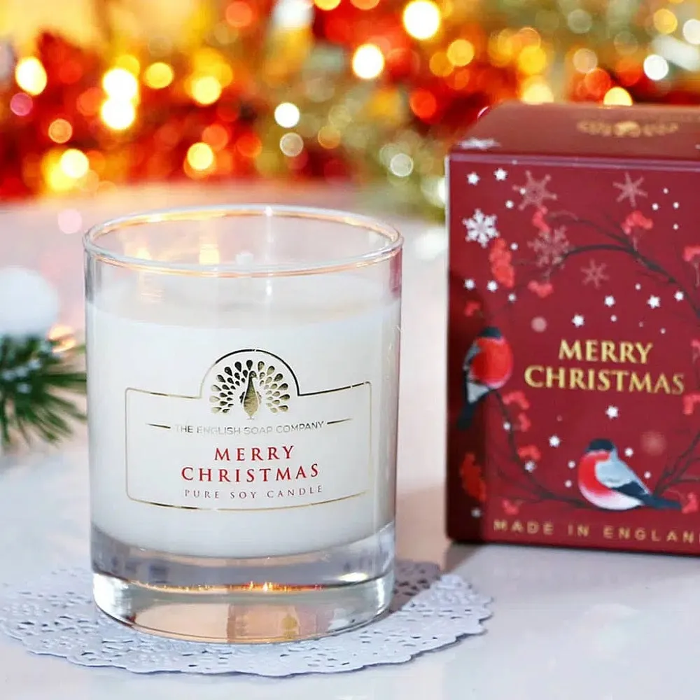 The English Soap Company - Merry Christmas, Soy Wax Candle