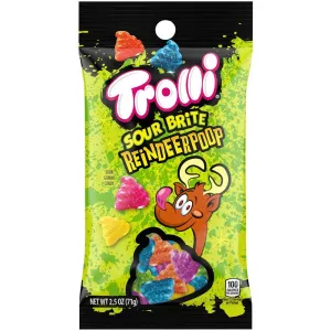 Trolli Sour Brite Reindeer Poop 2.5oz