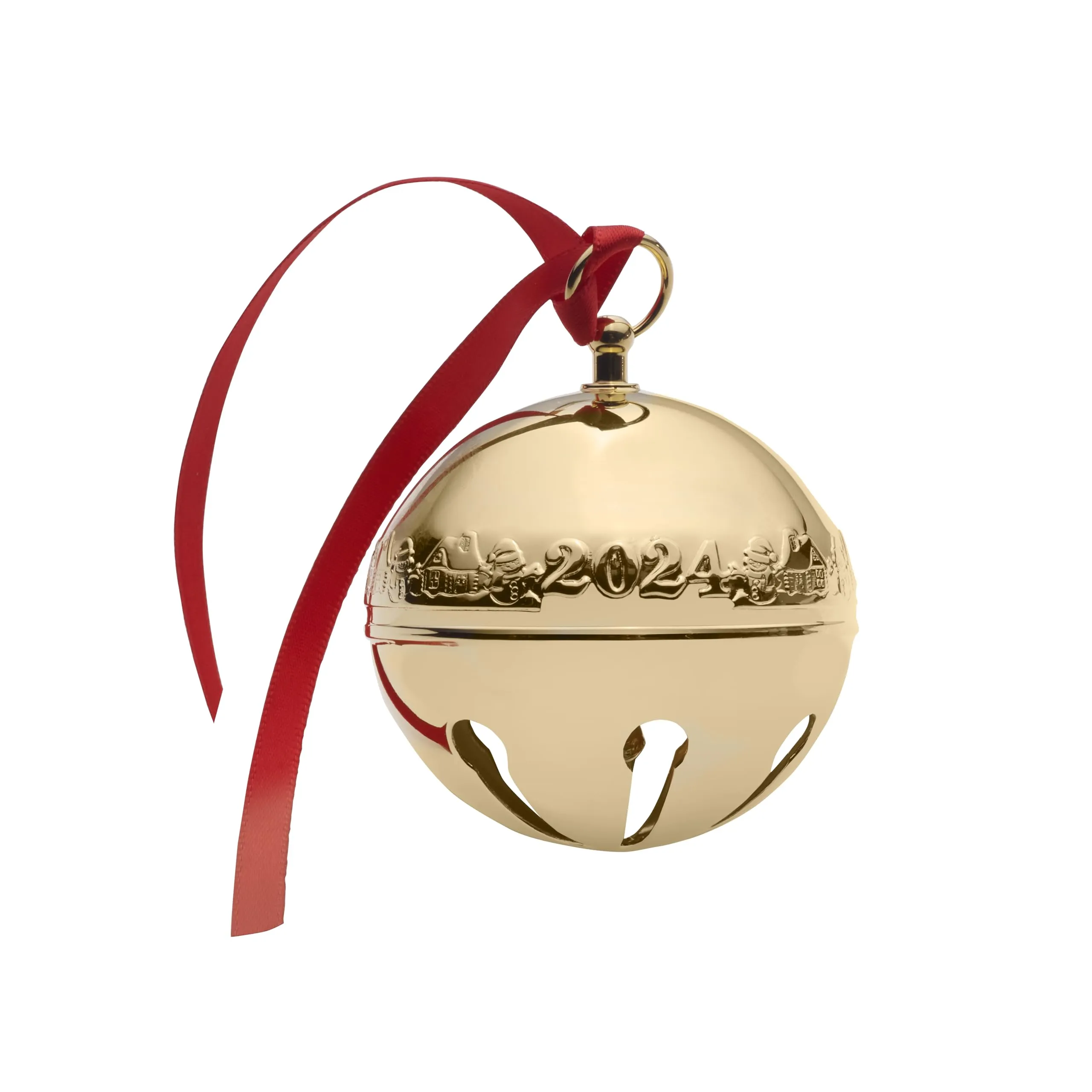 Wallace 2023 Silver Plated Sleigh Bell Ornament, 53rd Edition