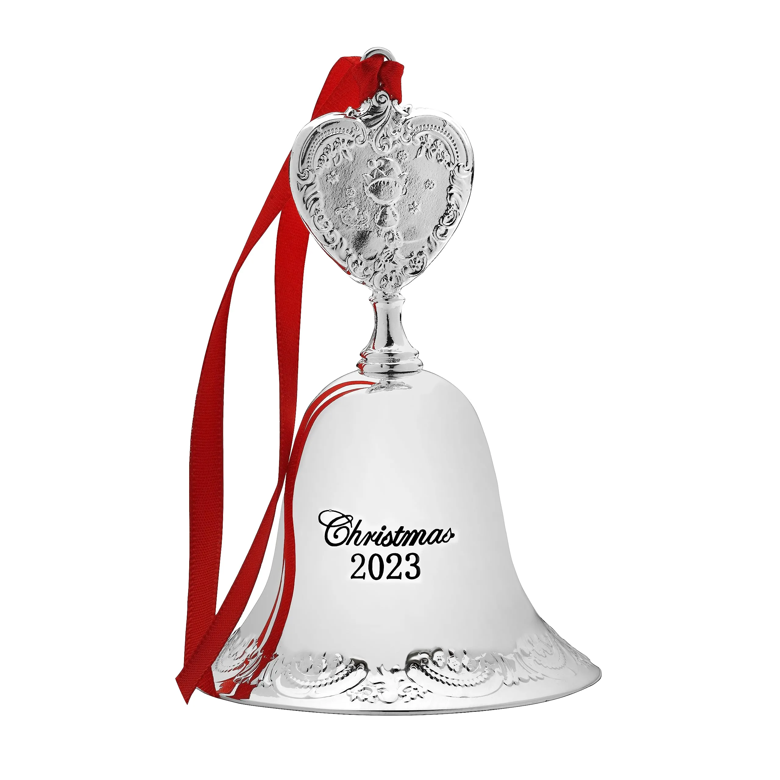 Wallace 2023 Silver Plated Sleigh Bell Ornament, 53rd Edition