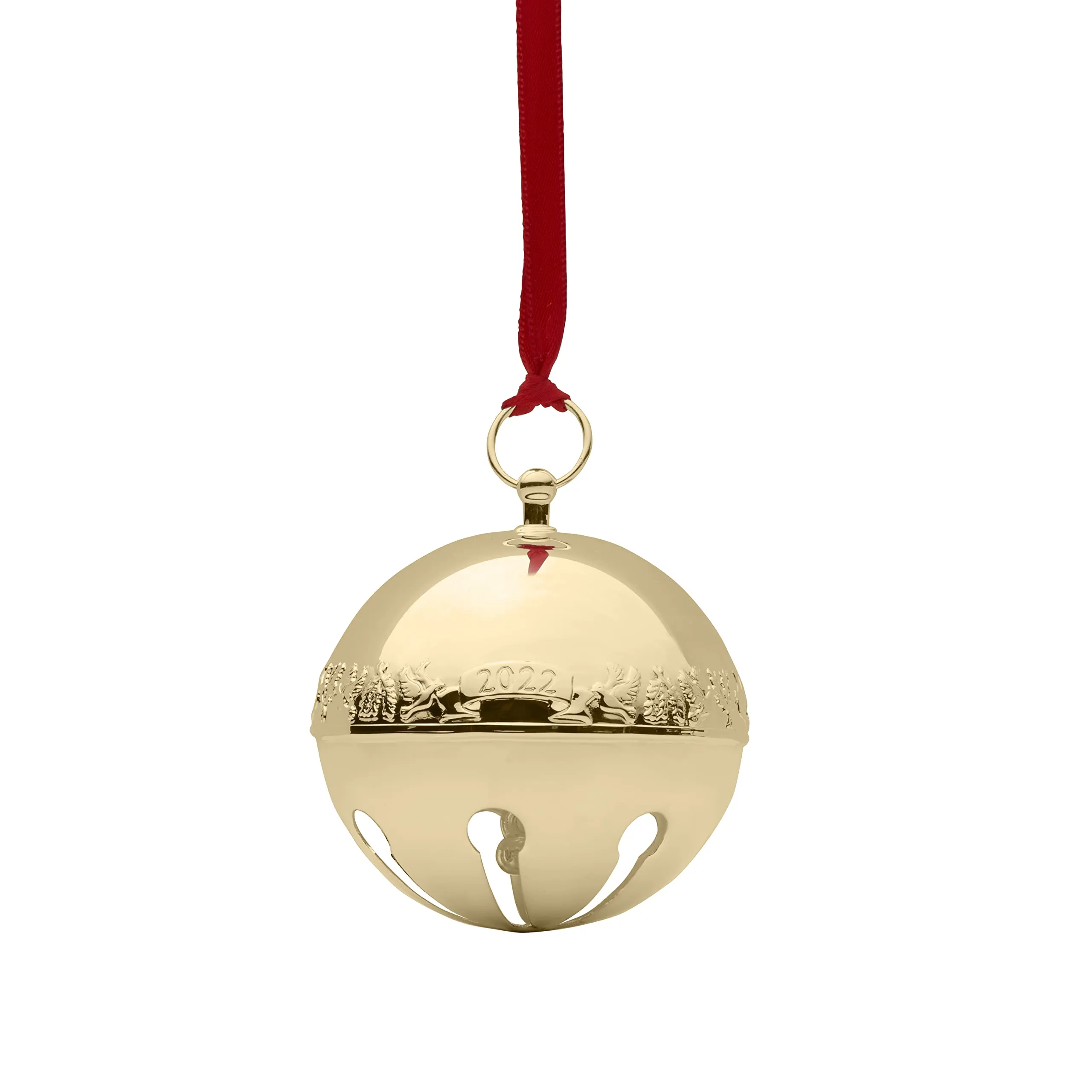 Wallace 2023 Silver Plated Sleigh Bell Ornament, 53rd Edition