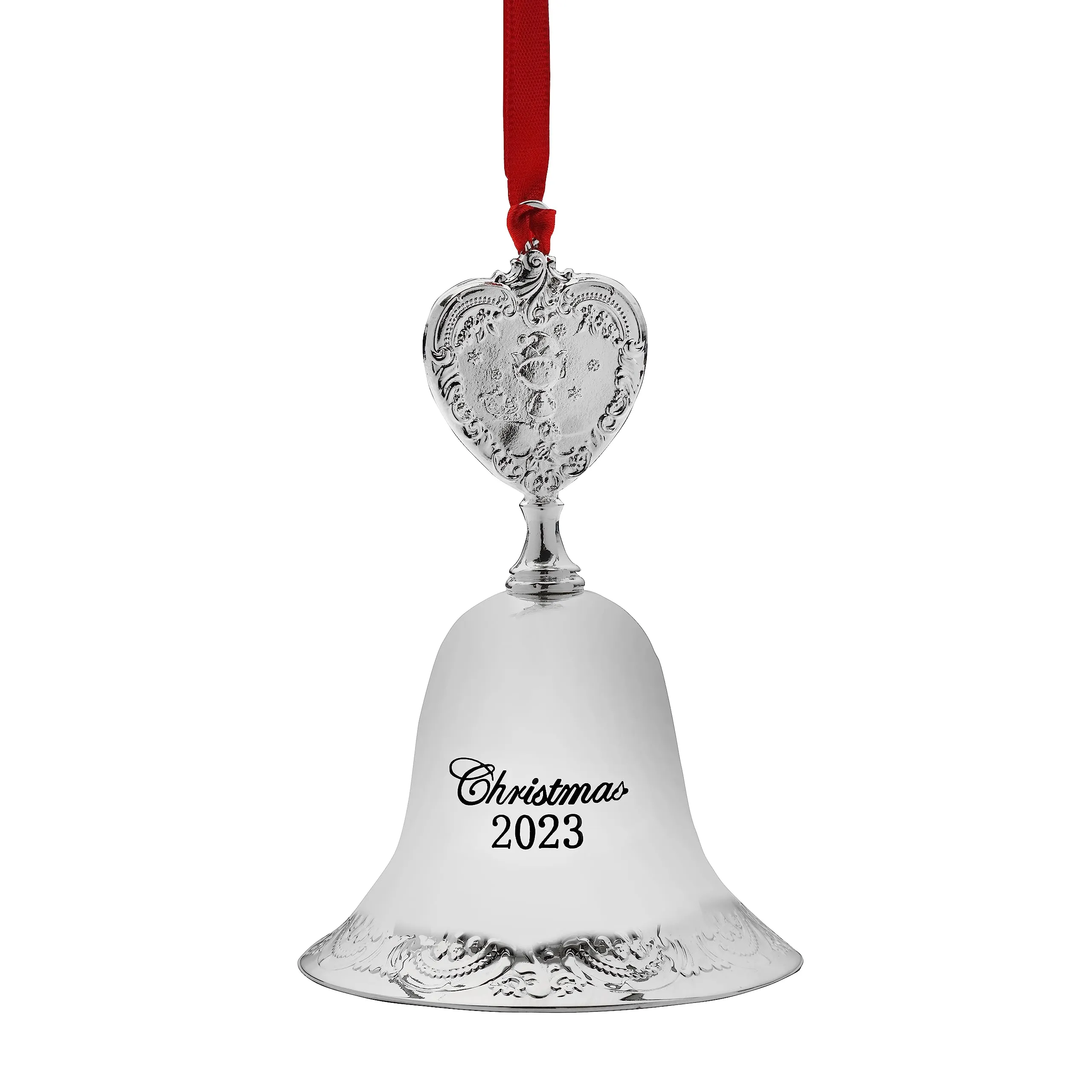 Wallace 2023 Silver Plated Sleigh Bell Ornament, 53rd Edition