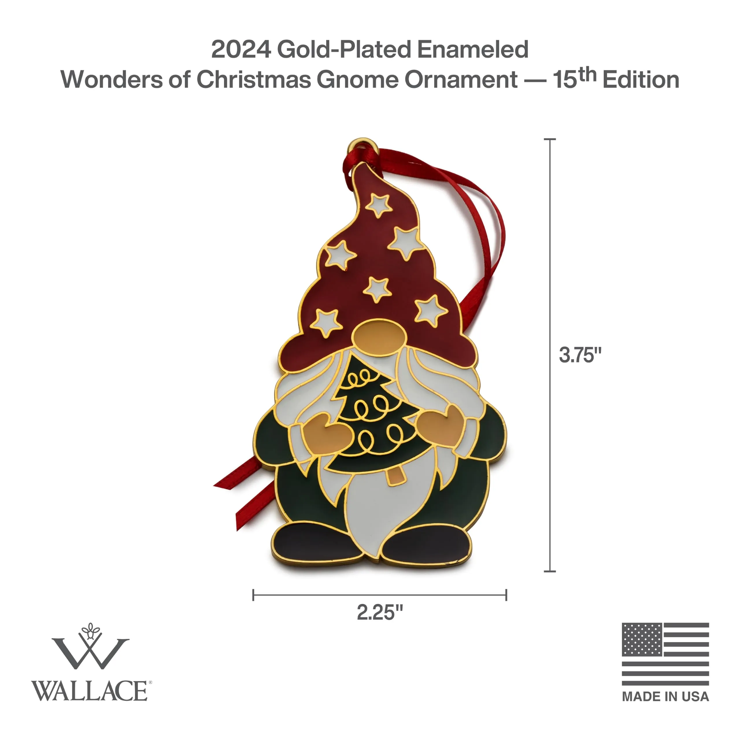 Wallace 2023 Silver Plated Sleigh Bell Ornament, 53rd Edition