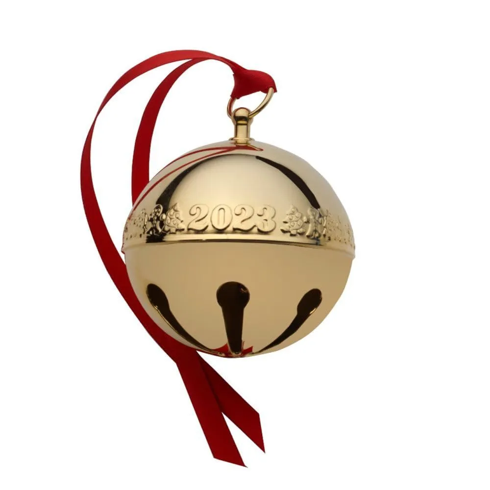 Wallace 2023 Silver Plated Sleigh Bell Ornament, 53rd Edition