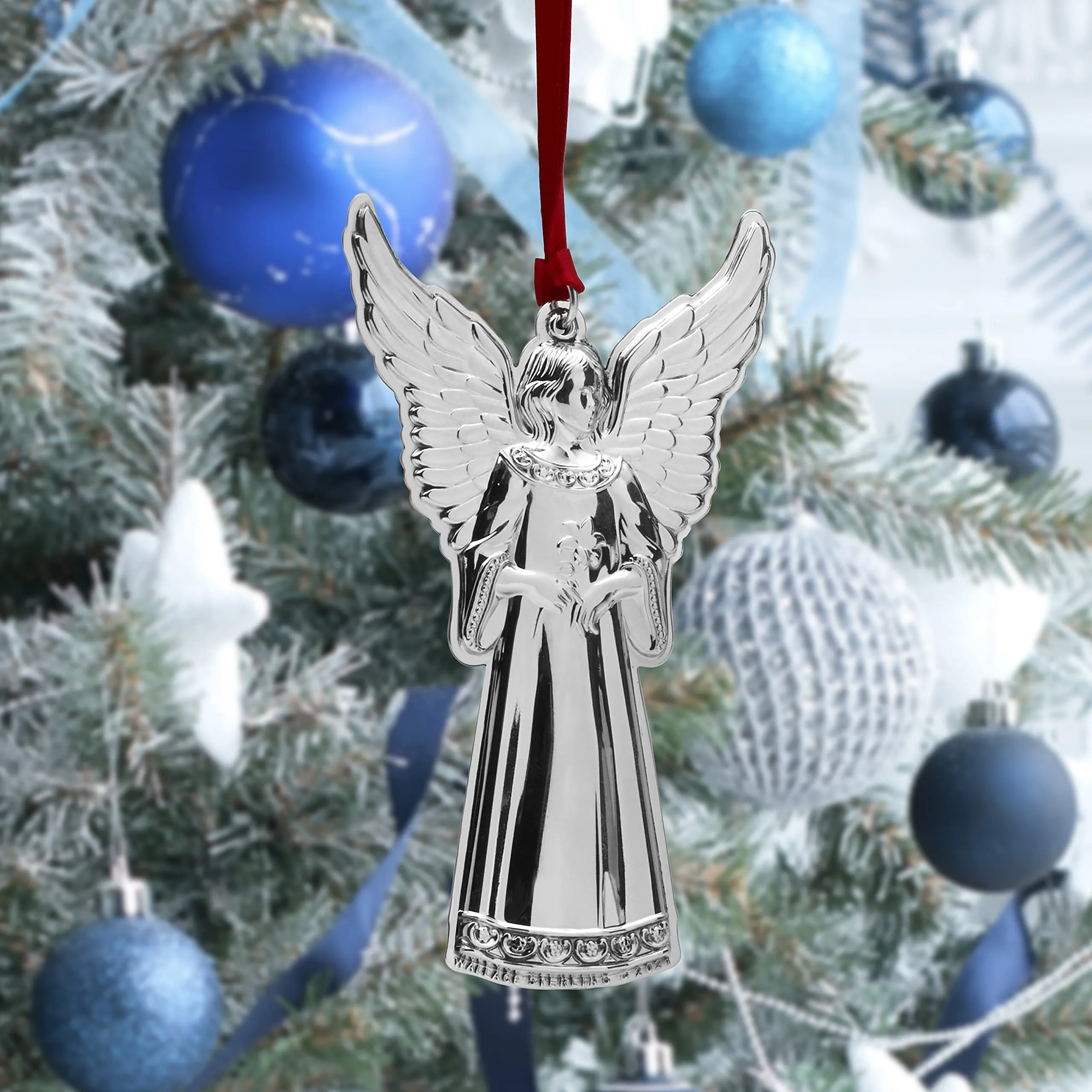 Wallace 2023 Silver Plated Sleigh Bell Ornament, 53rd Edition