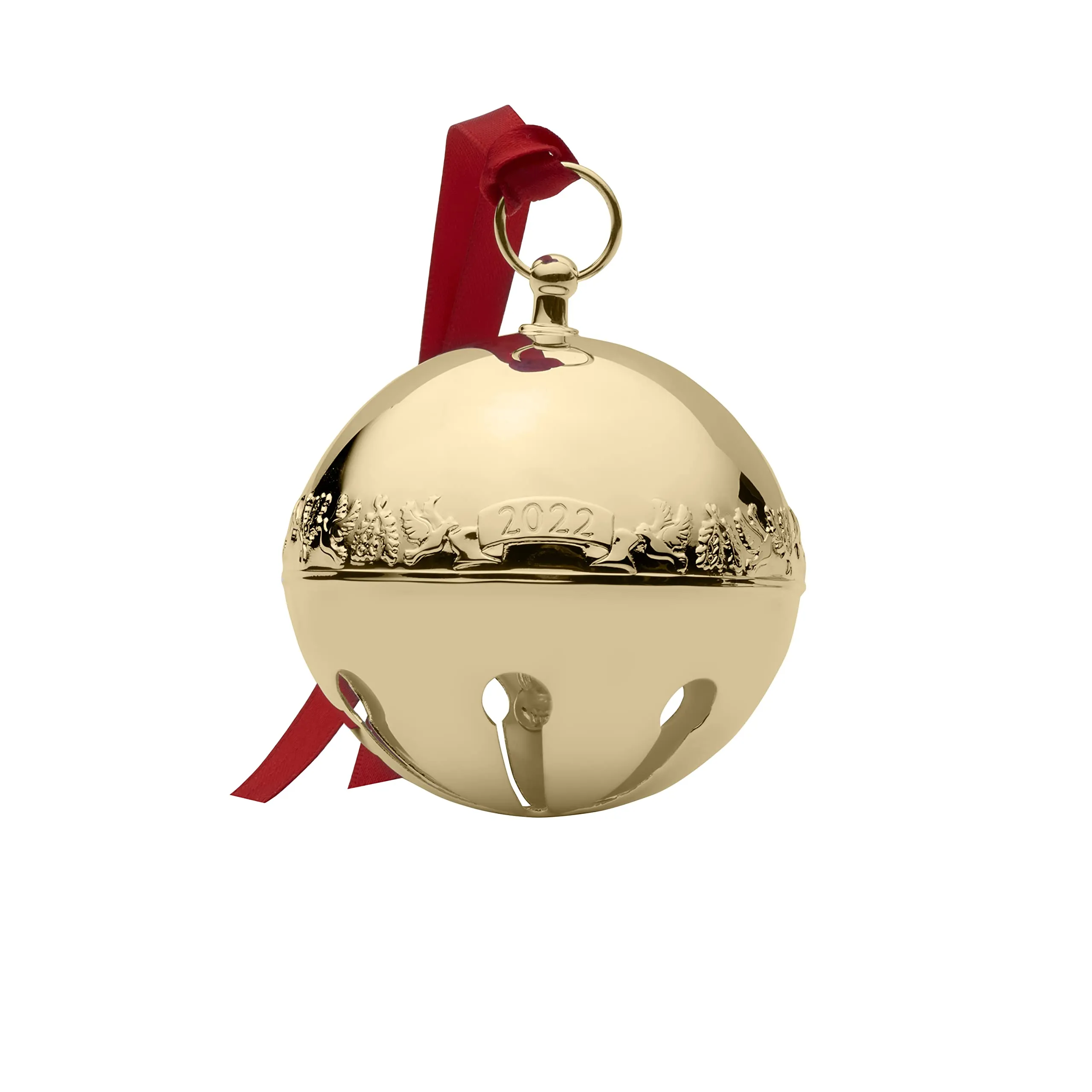 Wallace 2023 Silver Plated Sleigh Bell Ornament, 53rd Edition