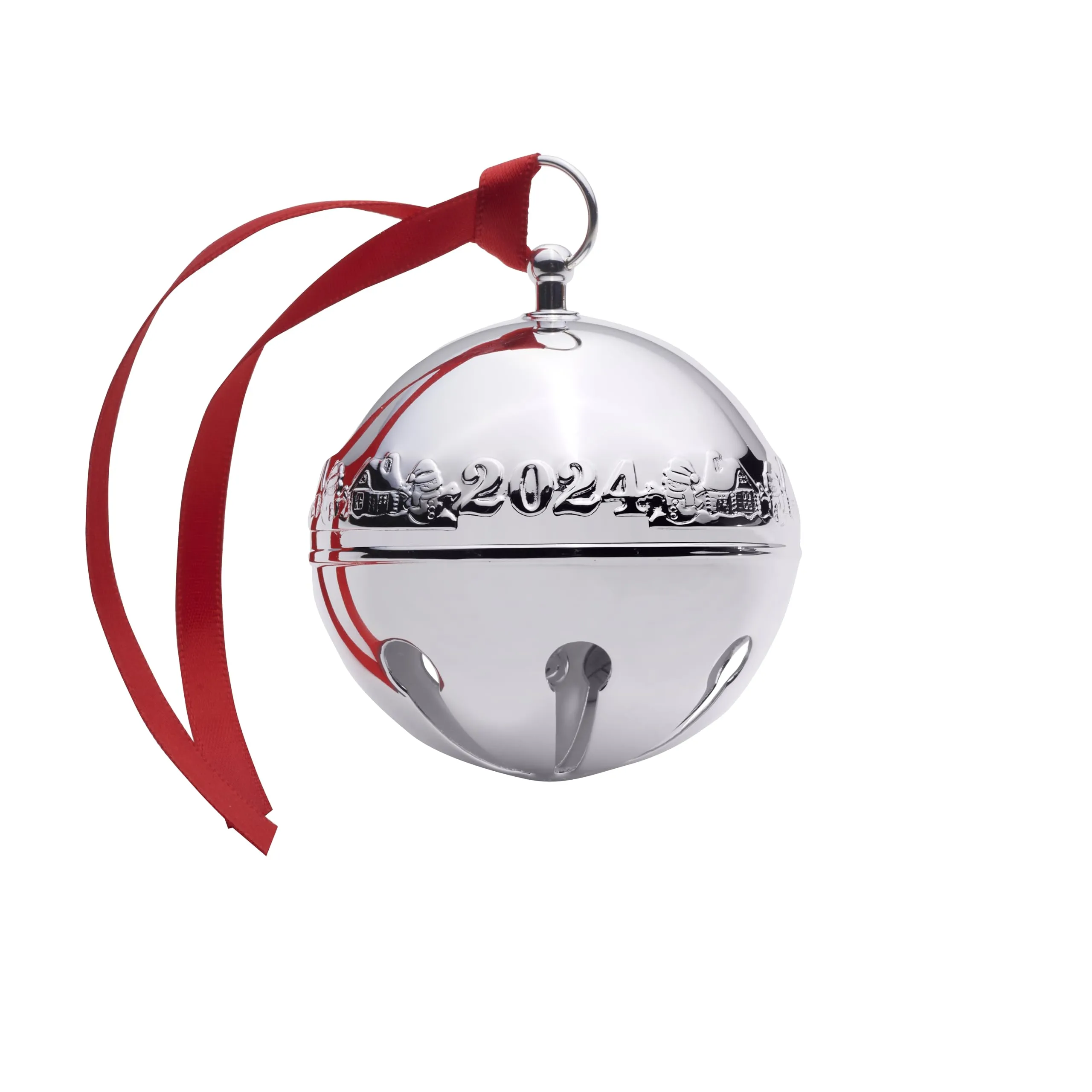 Wallace 2023 Silver Plated Sleigh Bell Ornament, 53rd Edition