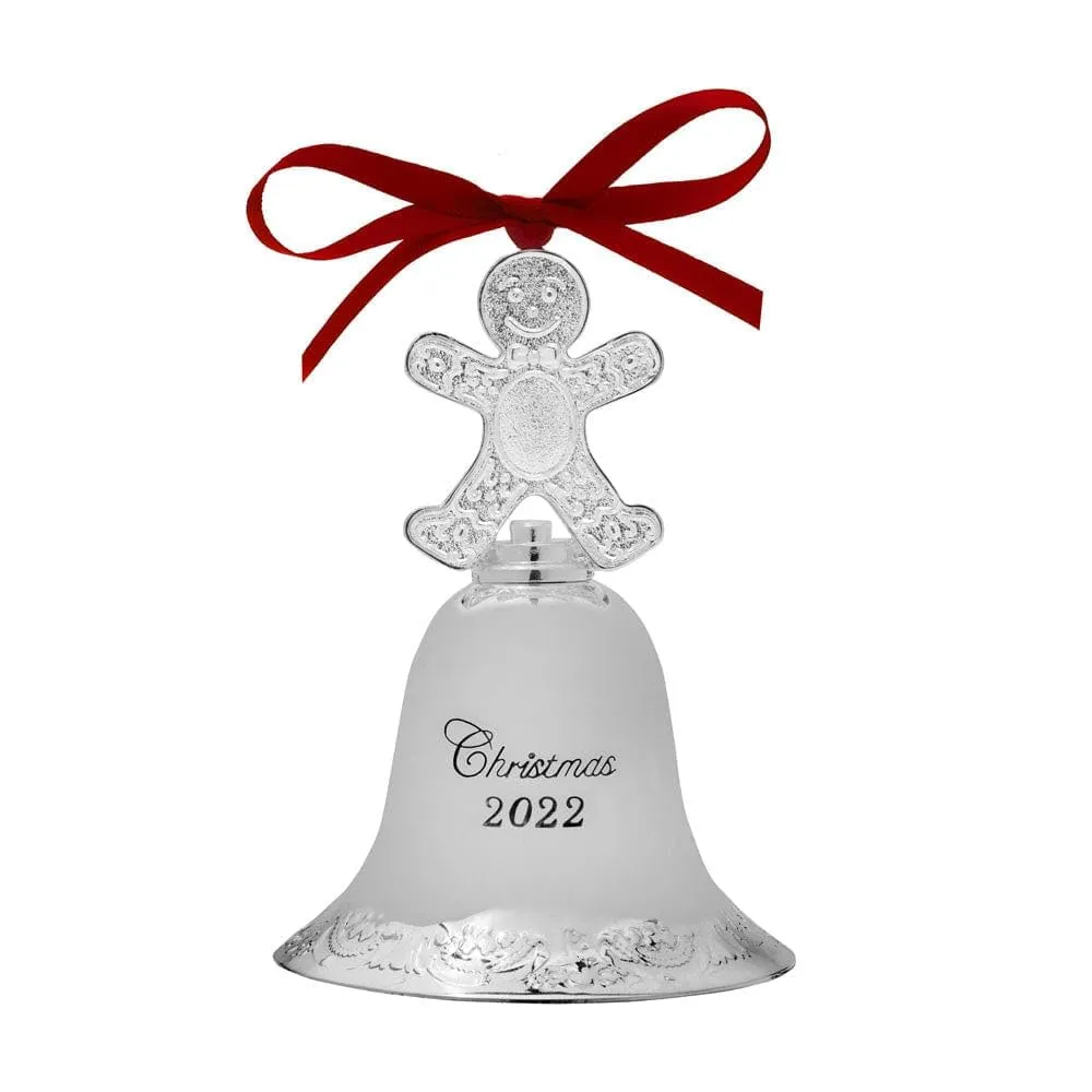 Wallace 2023 Silver Plated Sleigh Bell Ornament, 53rd Edition