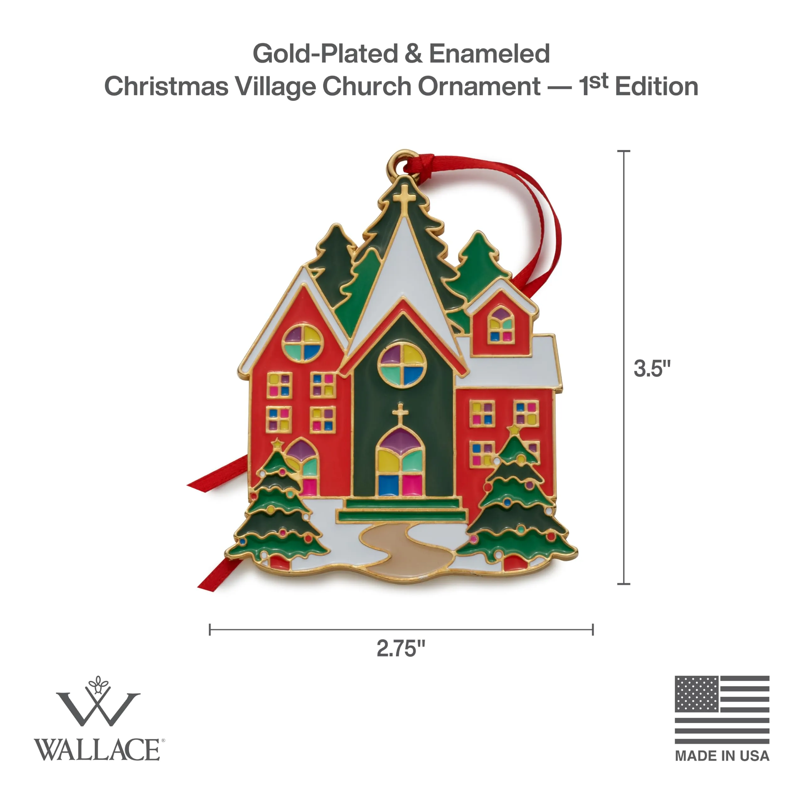 Wallace 2023 Silver Plated Sleigh Bell Ornament, 53rd Edition