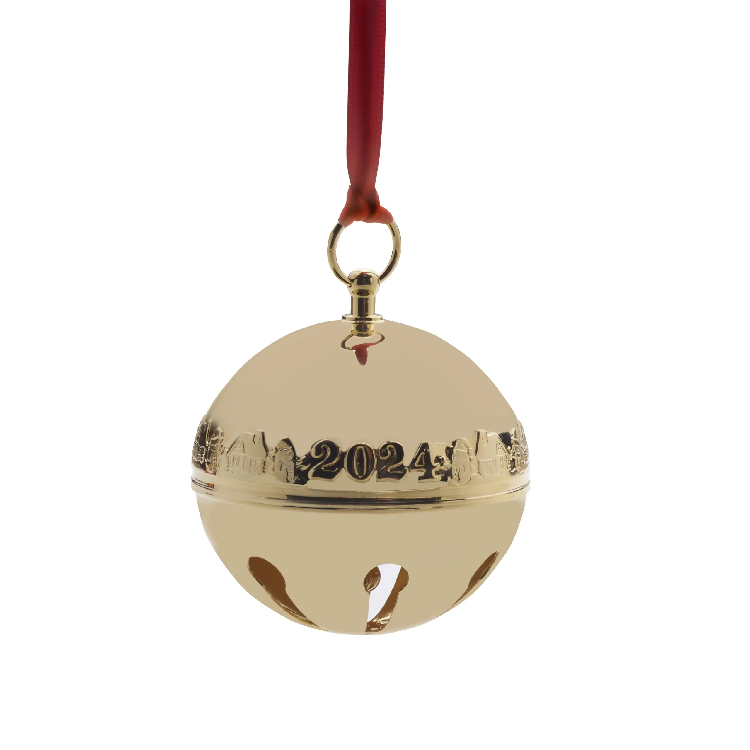 Wallace 2023 Silver Plated Sleigh Bell Ornament, 53rd Edition