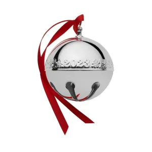 Wallace 2023 Silver Plated Sleigh Bell Ornament, 53rd Edition