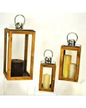 Wood and Steel Lantern